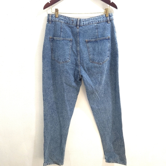 Refuge Denim | Blue Denim Mom Jeans Acid Wash - Picture 7 of 11